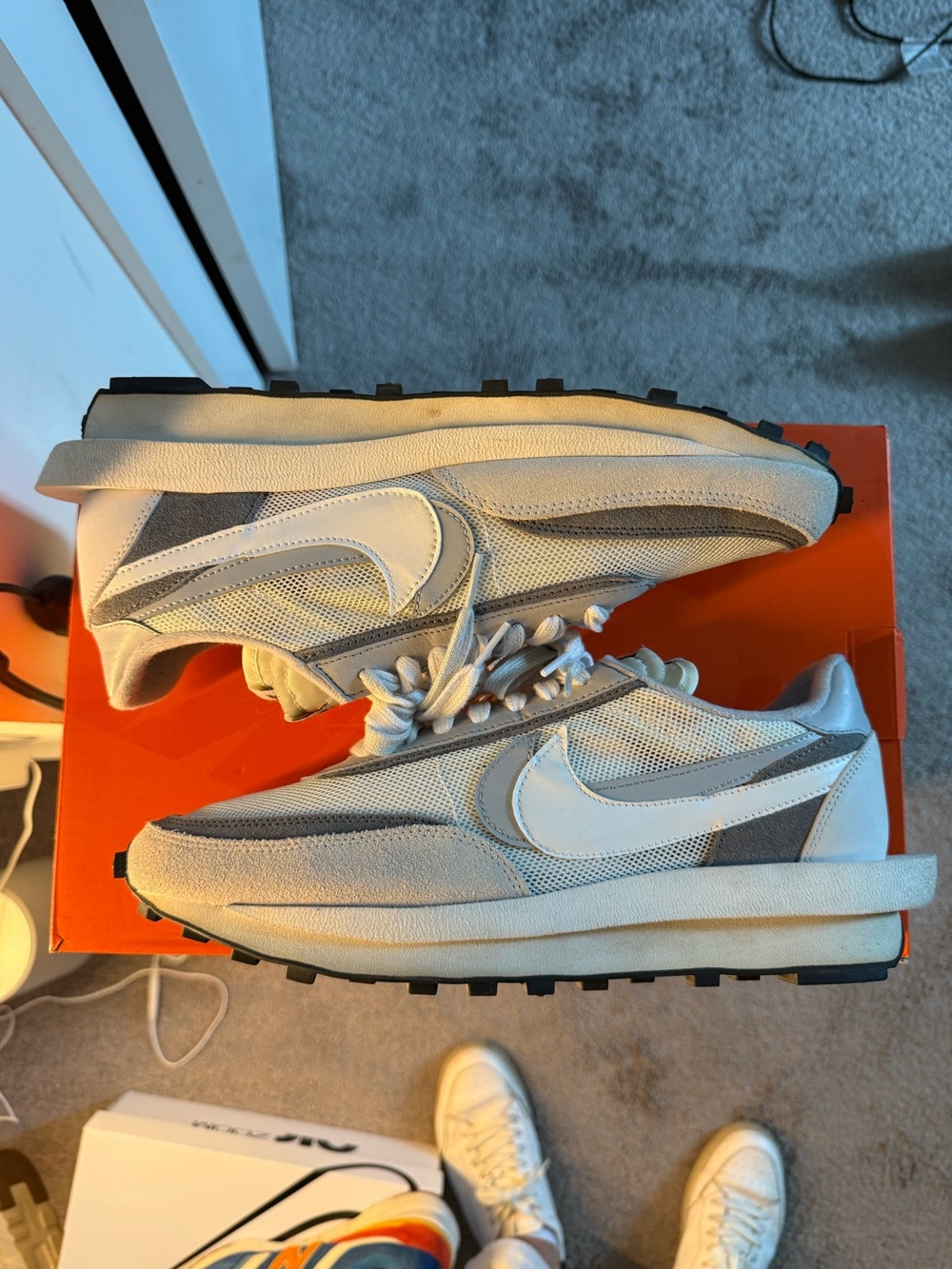 Nike Sacai Waffle | Off-White & Light Gray